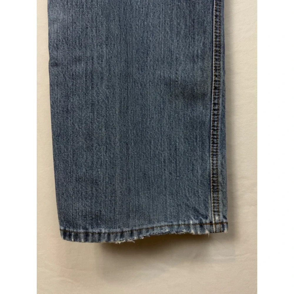 Cinch White Label Men's 100% Cotton Jeans 35x32 Blue Straight Leg Medium Wash